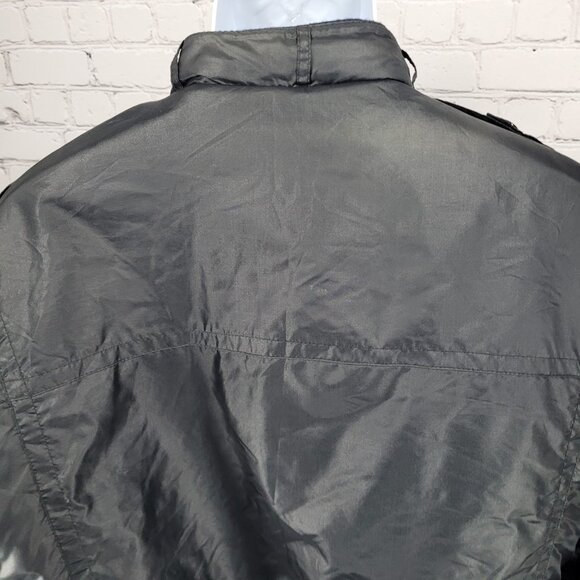 VTG Pennzoil Penske Racing Black Insulated Zip Bomber Puffer Jacket Medium M - Picture 11 of 16